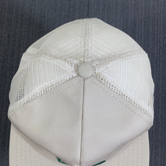 Vintage Pickering Trucker Hat Mens OSFA Tan Cream Mesh Back Snapback P Caps - Picture 4 of 14